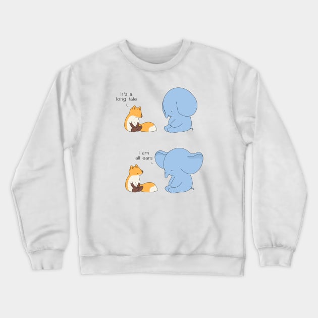 All Ears Crewneck Sweatshirt by Jang_and_Fox